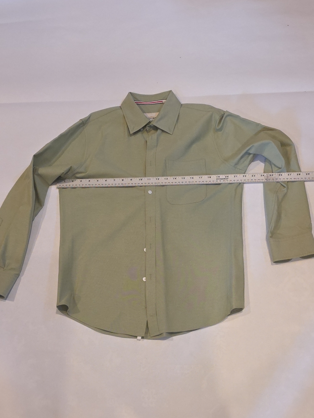 Oxford Light Sage Green Button-Down Shirt